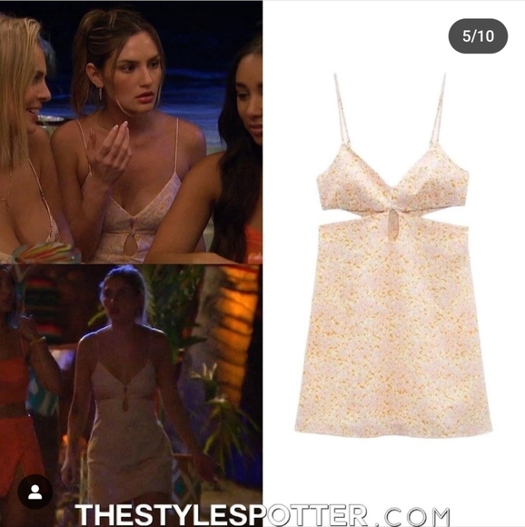 Zara Cutout New Spaghetti Straps Linen Blend Mini Dress Size XL - Picture 1 of 15